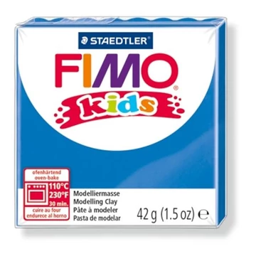 Gyurma, 42 g, égethető, Fimo kids, kék