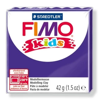 Gyurma, 42 g, égethető, Fimo kids, lila
