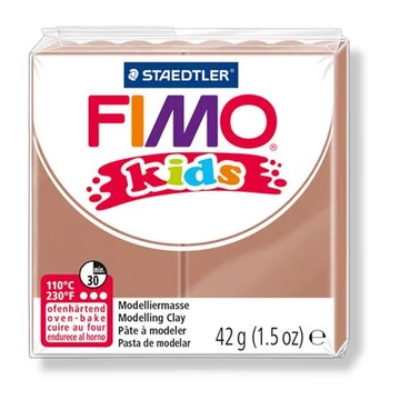 Gyurma, 42 g, égethető, Fimo kids, világosbarna