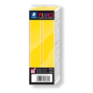 Gyurma, 454 g, égethető, Fimo professional, sárga