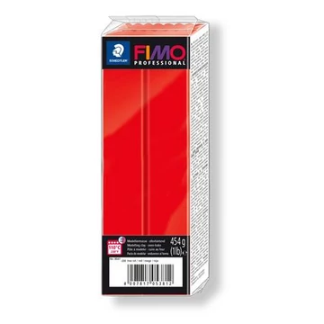 Gyurma, 454 g, égethető, Fimo professional, piros