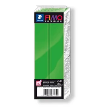 Gyurma, 454 g, égethető, Fimo professional, fűzöld