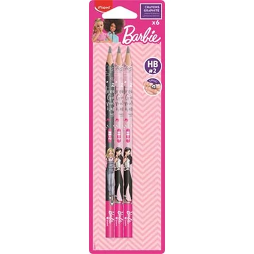 Barbie grafitceruza, HB, 6 darabos