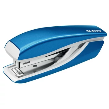 Tűzőgép, mini, no. 10, 10 lap, fém, Leitz nexxt wow, kék