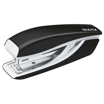 Tűzőgép, mini, no. 10,  10 lap, fém, Leitz nexxt wow, fekete