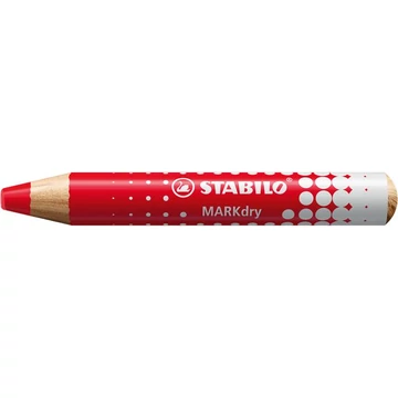 Stabilo Markdry táblaceruza fehértáblához, flipchartpapírhoz, kúpos, piros