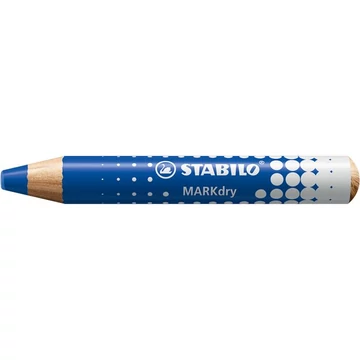 Stabilo Markdry táblaceruza fehértáblához, flipchartpapírhoz, kúpos, kék