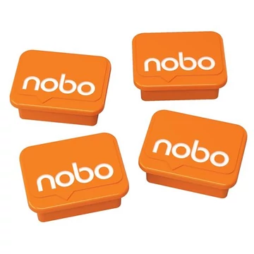 Nobo mágnesek fehértáblához 4 db, narancs
