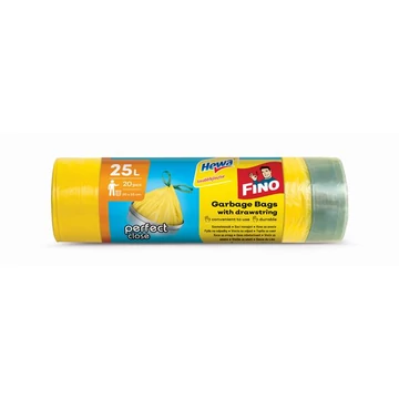 Fino Perfect Close szemeteszsák, önzáró szalagos, 25 l, 20 db