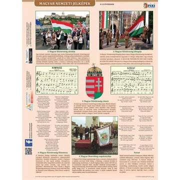 Tanulói munkalap, A4, magyar nemzeti jelképek és ereklyék