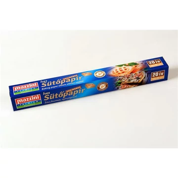 Mazzini "Premium" sütőpapír, szilikonos, 20 ív