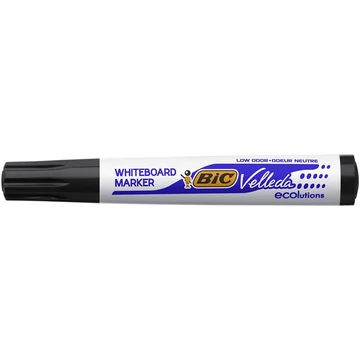 BiC Velleda Ecolutions flipchart- és táblamarker, 1,4 mm, kúpos, fekete