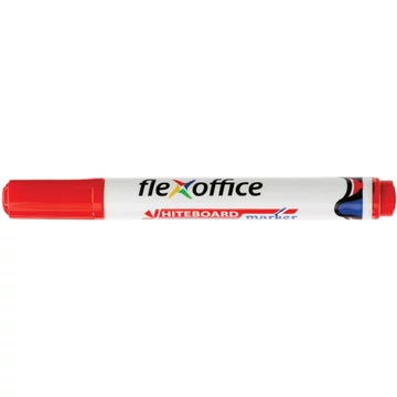 FlexOffice WB03 táblamarker, 2,5 mm, kúpos, piros