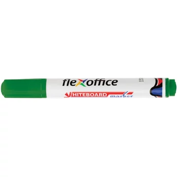 FlexOffice WB03 táblamarker, 2,5 mm, kúpos, zöld