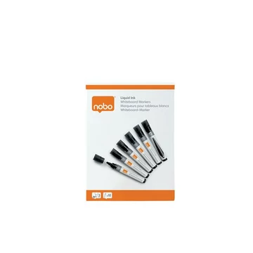 Nobo táblamarker, folyékonytintás, kúpos, 1-3 mm, fekete, 10 db