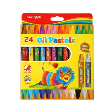 Keyroad olajpasztell kréta, 74 x 10 mm, 24 darab