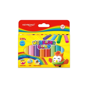 Keyroad színes gyurma készlet, 12x15 g