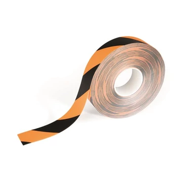 Durable Duraline visszaszedhető jelölőszalag, 50 mm x 15 m, fekete-sárga