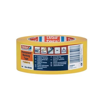 Tesa Professional Premium jelölőszalag, 50 mm x 33 m, sárga