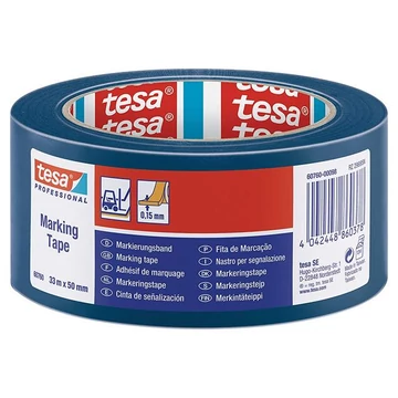 Tesa Professional jelölőszalag, 50 mm x 33 m, kék