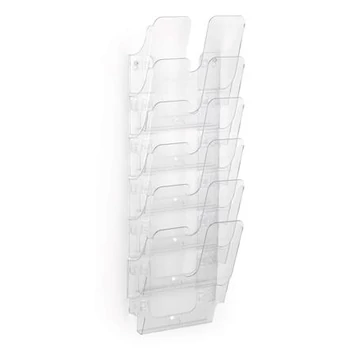 Durable Flexiplus 6 prospektustartó, fali, álló, A4, áttetsző