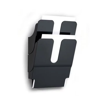 Durable Flexiplus 2 prospektustartó, fali, álló, A4, fekete