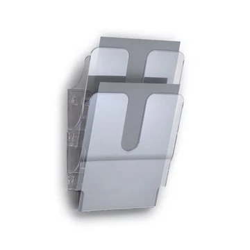 Durable Flexiplus 2 prospektustartó, fali, álló, A4, áttetsző