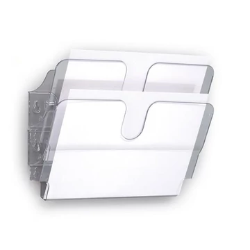 Durable Flexiplus 2 prospektustartó, fali, fekvő, A4, áttetsző