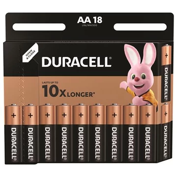 Duracell Basic ceruzaelem, AA, 18 db