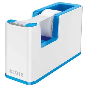 Leitz Wow ragasztószalag-adagoló, asztali, feltöltött, fehér-kék