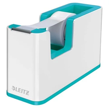 Leitz Wow ragasztószalag-adagoló, asztali, feltöltött, fehér-jégkék