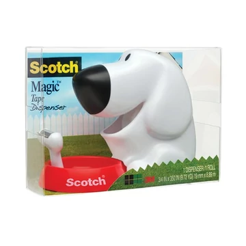 3M Scotch C31 ragasztószalag-adagoló, asztali, feltöltött, kutya