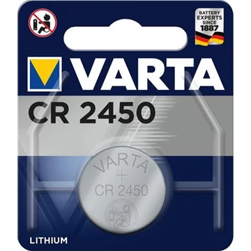 Varta Professional CR2450 gombelem, 1 db