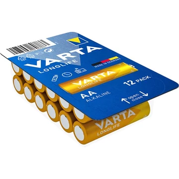 Varta Longlife ceruzaelem, AA, 12 db