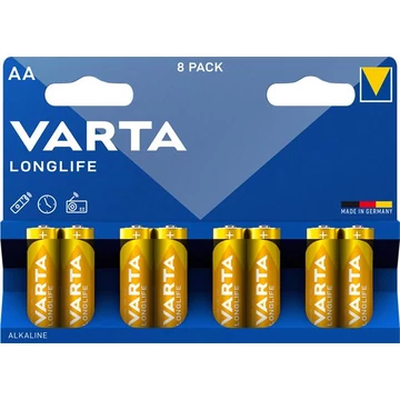 Varta Longlife ceruzaelem, AA, 8 db