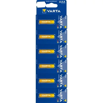 Varta Longlife Kartella ceruzaelem, AAA, 6 db