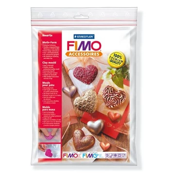 Fimo öntőforma, szívek