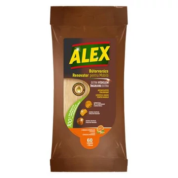 Alex nedves törlőkendő bútorokhoz, 30 db