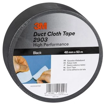 3M Scotch Duct ragasztószalag, vinyl, 48 mm x 50 m, fekete