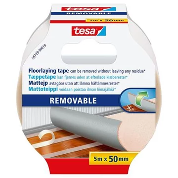 Tesa Removable ragasztószalag, kétoldalas, textilerősítésű, 50 mm x 5 m