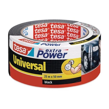 Tesa Extra Power ragasztószalag, 50 mm x 25 m, fekete