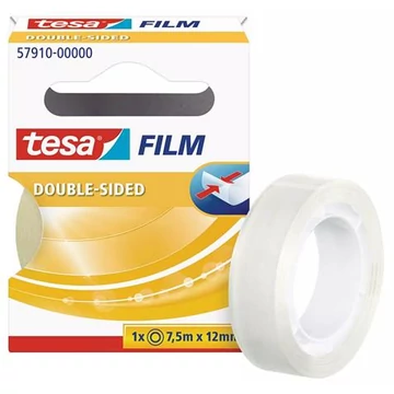 Tesa Tesafilm ragasztószalag, kétoldalas, 12 mm x 7,5 m
