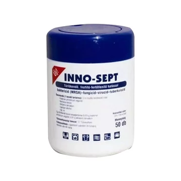 Inno-Sept Fresh nedves törlőkendő fertőtlenítő hatással, 50 lap