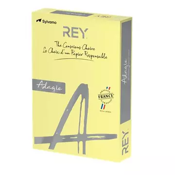 Rey Adagio színes másolópapír, A3, 80 g, pasztell sárga, 500 lap