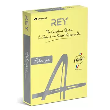 Rey Adagio színes másolópapír, A4, 160 g, pasztell sárga, 250 lap