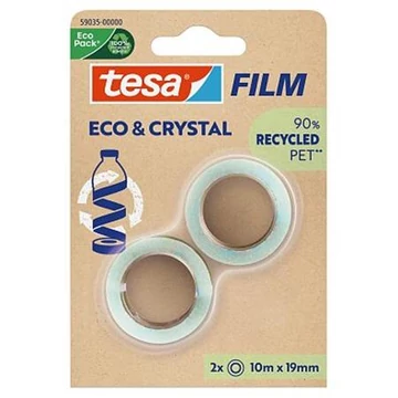 Tesa Eco & Crystal  átlátszó ragasztószalag, 19 mm x 10 m