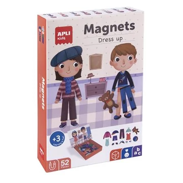 Apli Kids Magnets mágneses készségfejlesztő készlet, 40 db, öltözködés