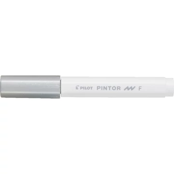Pilot Pintor F dekormarker, 1 mm, ezüst