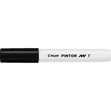 Pilot Pintor F dekormarker, 1 mm, fekete