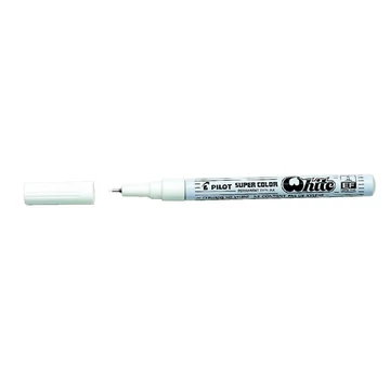 Pilot Super Color dekormarker, 0,5 mm, fehér